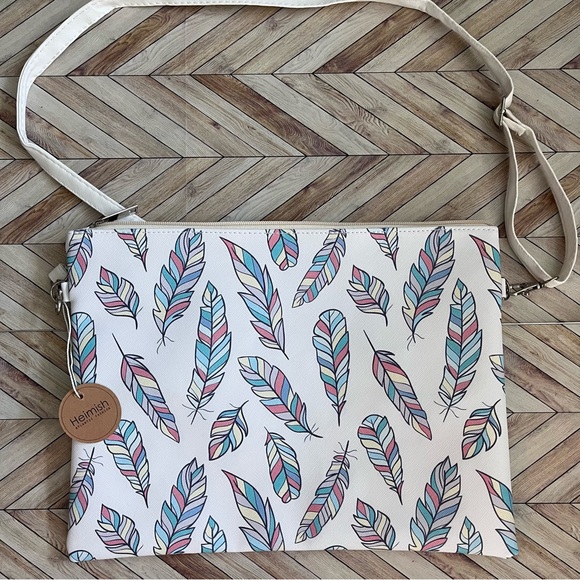 Weather-Resistant Crossbody Festival Bag Boho Oversized Clutch Messenger Purse - Picture 2 of 9